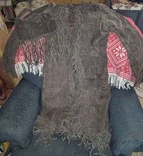 Cappotto lucido frange - b,