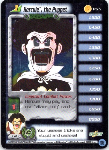 Dragon ball ccg hercule - z, mp