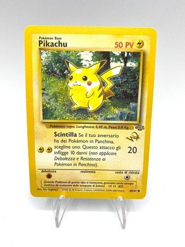 Carta pokemon pikachu 64 - pokemon,