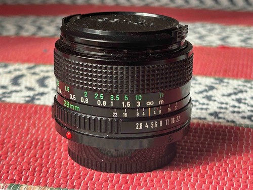 Canon 28mm 8 obiettivo - fd,