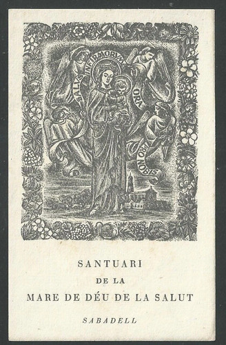 Santino antico madonna - de,