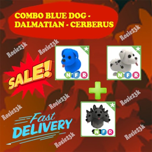 Nfr blue dog - blue, dalmata/nfr