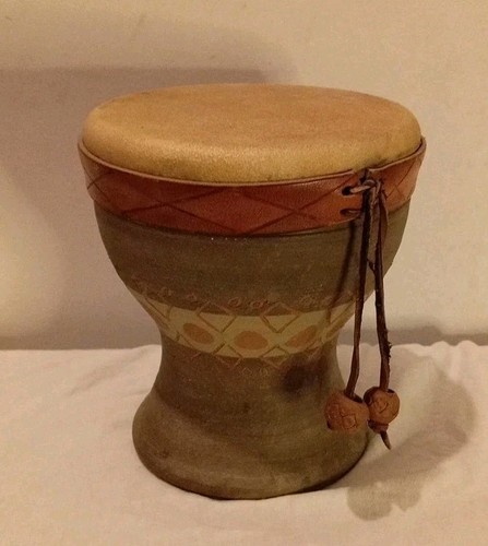 Clay drum african djembe - african, bongo