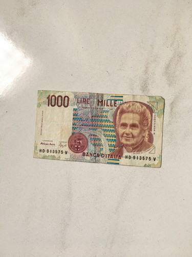 Banconota mille 1000 lire - banconota,