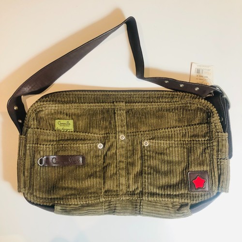 Borsa velluto coste - in,