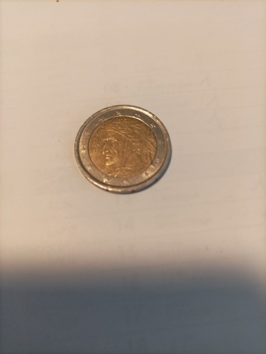 Pièce euros italie dante - euros, (dante