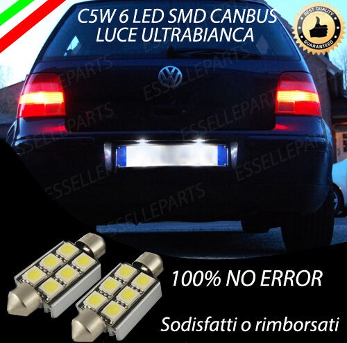 Coppia luci targa led per - 6,