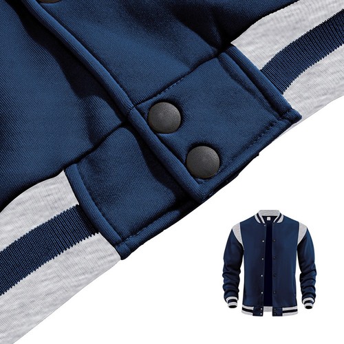Giacca collo baseball - ,