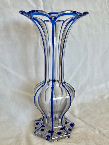Vase cristal de - ,