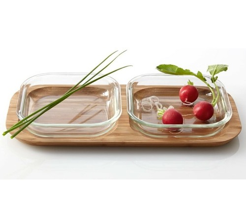 Serving bowl set wood - bowl,