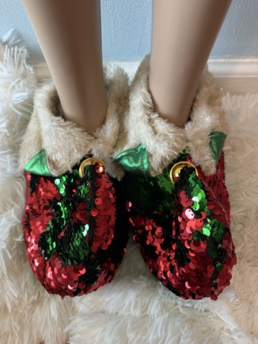Pantofole elfo paillettes
