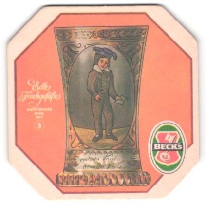 Sottobicchiere birra beck - birra, beck's