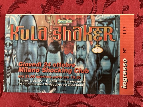 Kula shakers 1996 - shakers, 24/08/1996