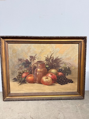 Antico dipinto olio tela - antico,