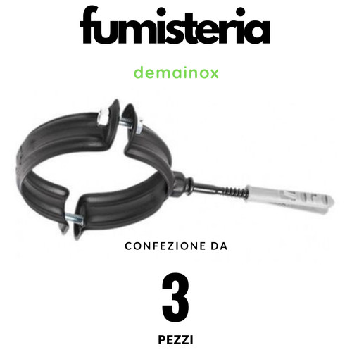 Collare nero per fissaggio - nero,
