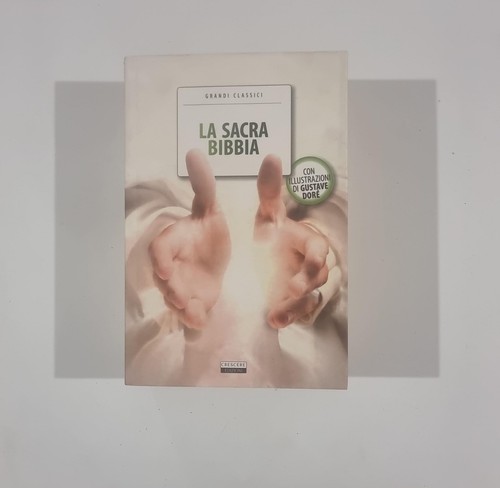 Sacra bibbia con - bibbia,