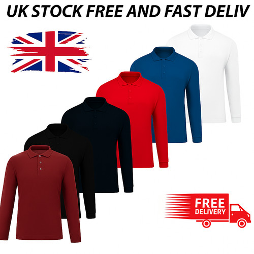 Polo uomo manica lunga premium