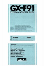Akai f91 stereo cassette - gx-f91,
