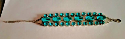 Bracciale vintage strass - ,