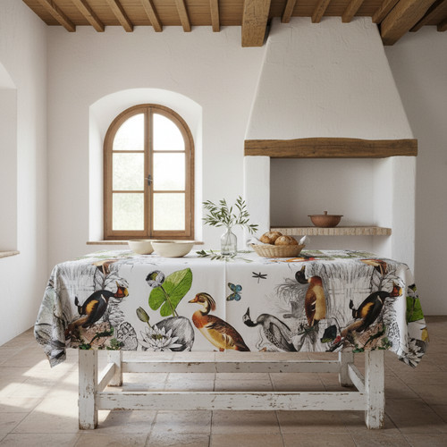 Tovaglia cotone x12 persone - tovaglia,