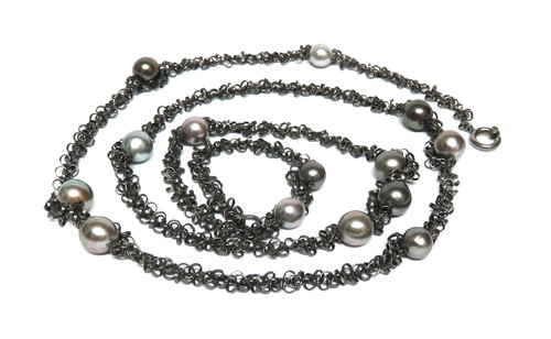 Elegante collana argento - elegante, in