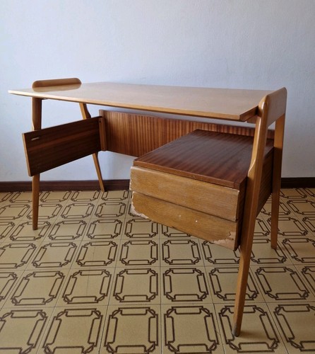 Scrivania mid century vittorio - scrivania, mid-century