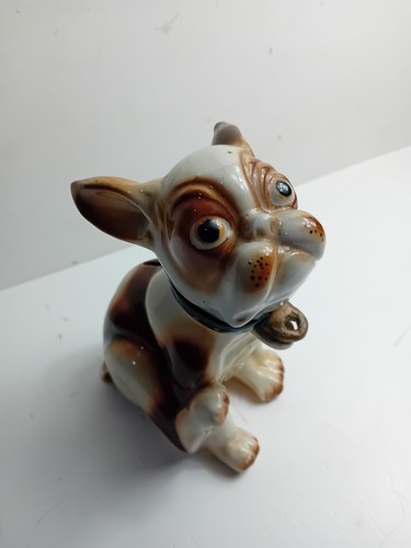 Rare ceramic french bulldog - french,