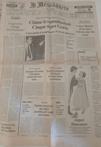 Messaggero luglio 1987 - messaggero,