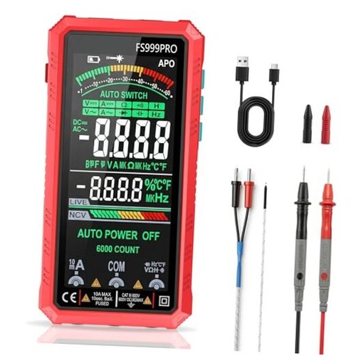 Auto ranging multimeter 6000 - -,