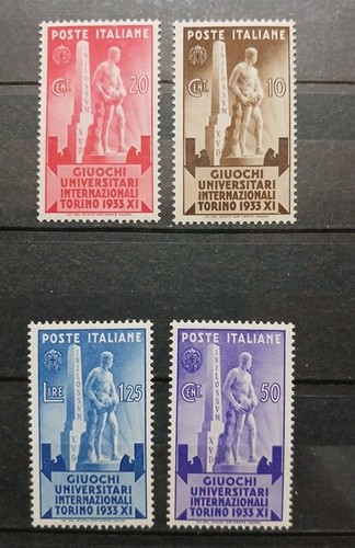 1933 regno francobolli giuochi - 1933,