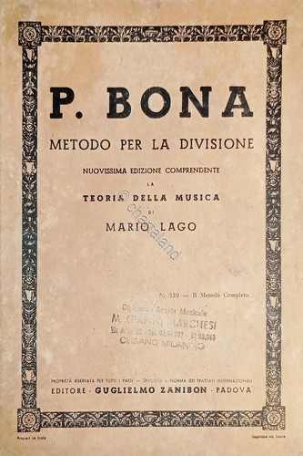 Spartiti bona metodo - spartiti,