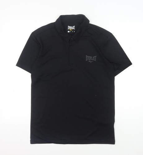 Polo nera uomo everlast - nera, s