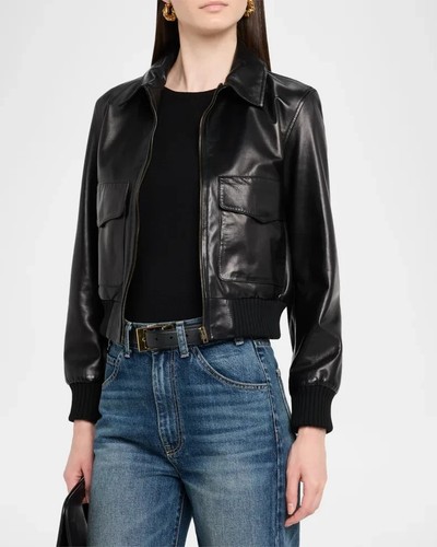 Giubbotto bomber donna pelle