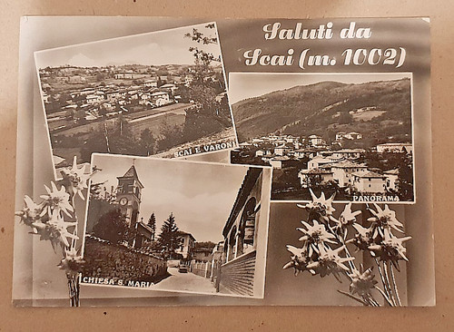Cartolina scai rieti - scai, da