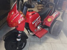 DUCATI Peg Perego Moto Elettrica per Bambini 3-5 Anni 3 Ruote Rossa