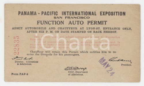 1924 san francisco panama - san,