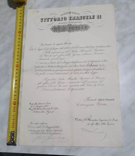 Attestato vittorio emanuele - attestato, ii