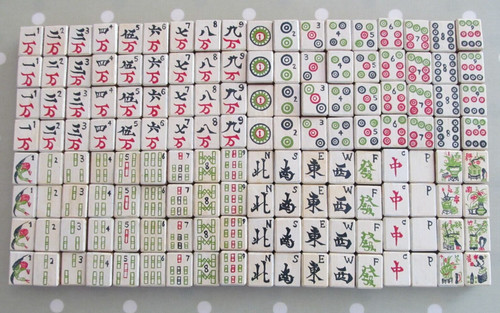 Set mah jong vintage - mah,