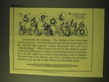 Pubblicità Sapolio Sapone