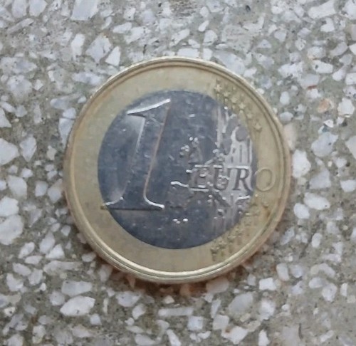 Moneta rara euro italia - rara, 1