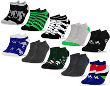 10 Paia Calzini Alla Caviglia per Bambino, Calzini Sportivi Da Corsa a Taglio Ba