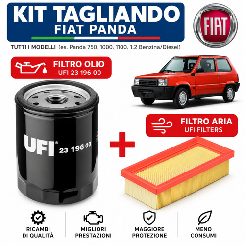 Kit tagliando fiat panda 141 - tagliando,