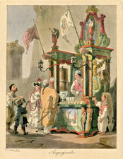 Acquatinta originale circa - acquatinta,
