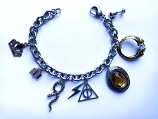 Bracciale Collana HORCRUX Harry Potter Acciaio Anello Medaglione Diadema Coppa