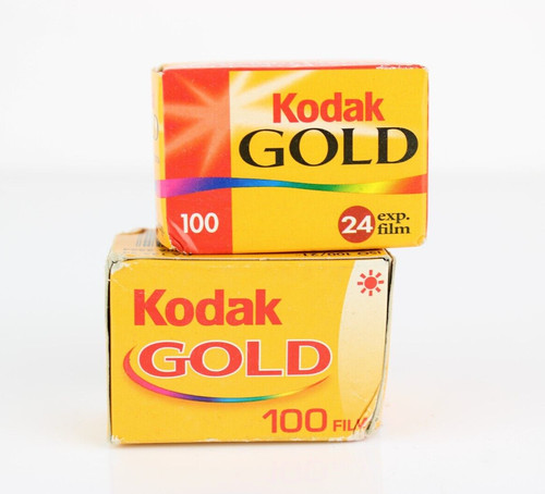 Coppia rullini kodak gold - gold, 100
