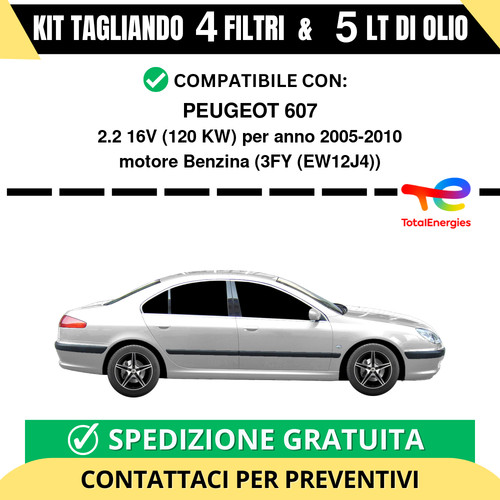 Tagliando per peugeot - peugeot, 607