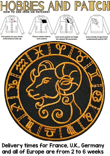 Patch segno zodiacale ariete - segno,