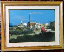 Dipinto olio su tela paesaggio - Angelo Lamorgese