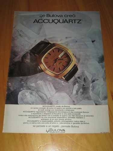 Bulova accuquartz orologio - bulova,