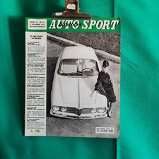 AUTO SPORT ITALIANA-N.21-ANNO 41-1 NOVEMBRE 1960-NUOVISSIMA ALFA ROMEO "2000 SPR
